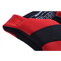 Gilet en néoprène gonflable à haute flottabilité gilet de sauvetage d'aide à la flottabilité pour la sécurité des sports nautiques unisexe