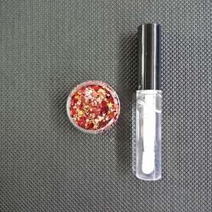Fard à paupières à paillettes, 10g, gel cosmétique, pour visage et corps, sans logo - Product Image 3