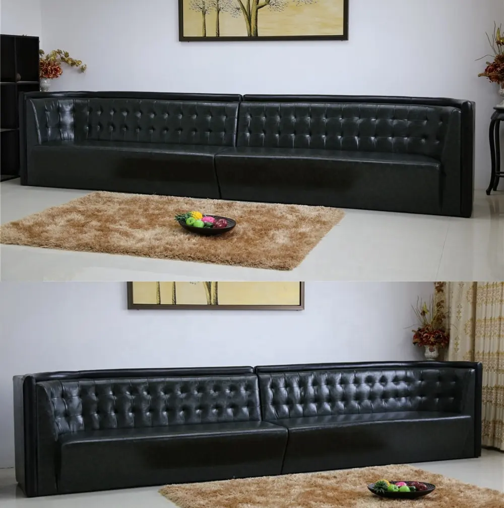 Ghế Quán Cà Phê Góc Cong Bằng Da Tùy Chỉnh Hình Chữ L Cho Câu Lạc Bộ Đêm Ghế Sofa Cong Hiện Đại Đồ Nội Thất Chỗ Ngồi