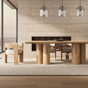 Ferly Đồ Nội Thất Trong Nhà Đặt Nhà Hình Chữ Nhật Bàn Ăn Và Ghế Hiện Đại Giải Trí Phòng Khách Ăn Đặt - Product Image 1