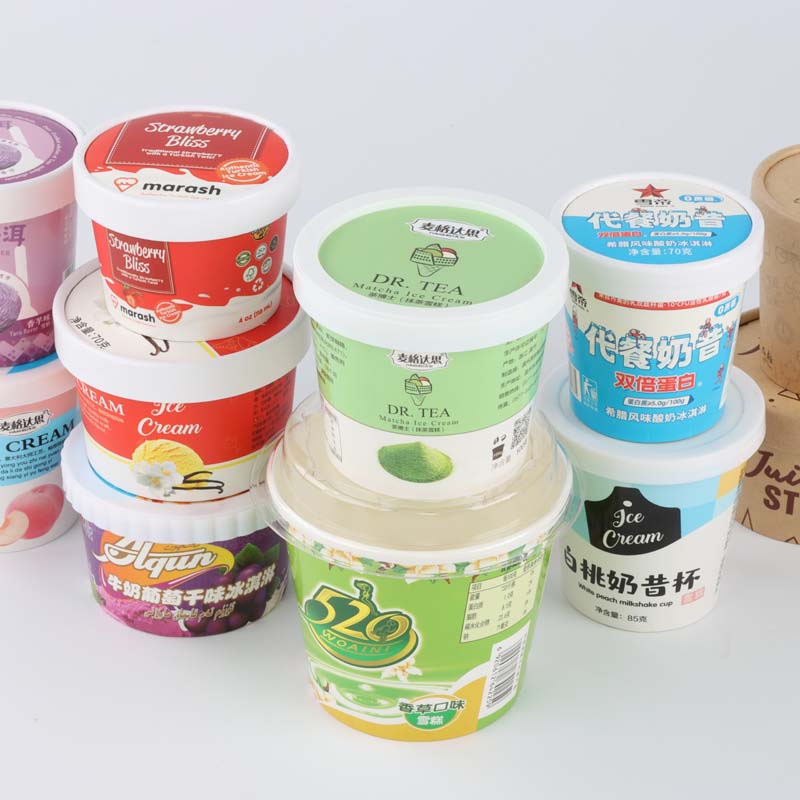 Hot Sale Ice Cream Cup Custom Printed Ice Cream Containers Ice Cream Package Cup