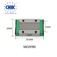 Rodamientos Lineales Miniatura de Alta Precisión MGN9C MGN9H MGN7C MGN7H MGN12C MGN12H MGN15C/H para Instrumentos de Prueba y Dispositivos de Automatización Pequeños