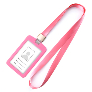 Porte-badge en silicone personnalisé avec logo Roust, avec cordon, <span class=keywords><strong>cadeau</strong></span> promotionnel d'entreprise - Product Image 3