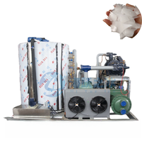 Nouvelle technologie Haiyue, machine à glace en flocons de 10 tonnes, machine à glace en flocons industrielle, machine à glace en flocons commerciale pour la pêche et l'alimentation