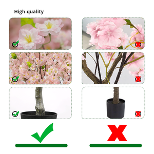 ต้นซากุระสีขาวประดิษฐ์ขนาด 1.7 เมตร ขายดี สำหรับตกแต่งภายในบ้าน ออกแบบตกแต่งภายในตามสั่ง - Product Image 3