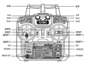 Transmisor <span class=keywords><strong>RC</strong></span> FLYSKY FS-i6X 10CH 2.4GHz AFHDS 2A con Receptor X6B/iA6B/A8S/iA10B/iA6 para Dron de Carreras FPV y Avión <span class=keywords><strong>RC</strong></span> - Product Image 2