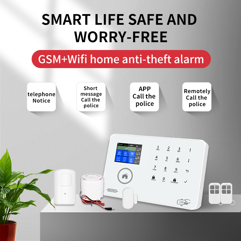 OEM WiFi 4G LTE Home Security Alarm Systems Wireless Burglar Tuya Smart Dual Network Anti-theft Safety Button Alarm Systems · image 3
