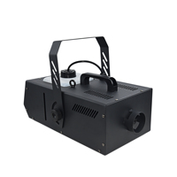 Canon à fumée MOKE 1500W, boîtier noir, DMX et télécommande, machine à fumée pour scène, mariages, événements et clubs
