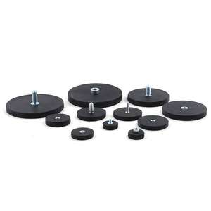 26lbs neodymium גומי מצופה ניאו מגנטים בסיס מגנטים חזק מגנטים שחור כדור הארץ הנדיר אור - Product Image 4