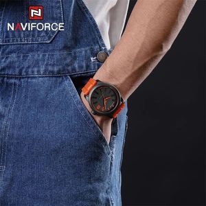 นาฬิกาข้อมือ NAVIFORCE 9202 แฟชั่นสำหรับผู้ชาย นาฬิกาหรู กันน้ำ สปอร์ต สายยาง ธุรกิจ ควอตซ์ ของขวัญสำหรับผู้ชาย - Product Image 4
