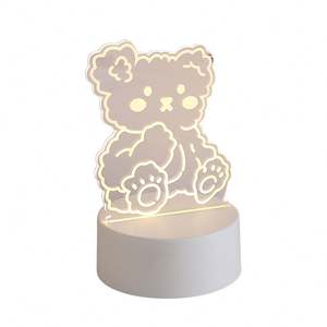 Lámpara de Mesa con Ilusión 3D, Decoración del Hogar, Personajes de Dibujos Animados, Regalos para Niños, Luz Nocturna Acrílica con Diodo Emisor de Luz de <span class=keywords><strong>Astronauta</strong></span> - Product Image 6