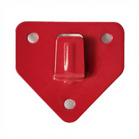 Extincteur à incendie rouge de 6 kg/9 kg, fabrication directe d'usine, crochet en acier au carbone suspendu, triangle américain, grande quantité, remise