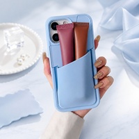 Coque de téléphone minimaliste en silicone antichoc pour iPhone, personnalisée avec un motif de gloss à lèvres