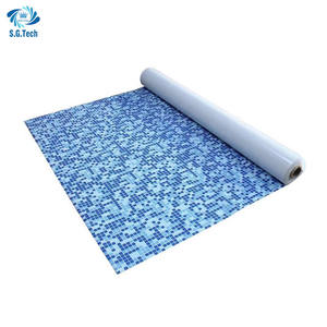 Usine directe personnalisé mosaïque <span class=keywords><strong>vinyle</strong></span> PVC revêtement de piscine Anti-UV couronne d'eau accessoire pour piscines rondes extérieures couverture Type de <span class=keywords><strong>tapis</strong></span> - Product Image 4
