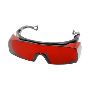 Lunettes de sécurité laser YJ-4504, lentille rouge de 155 mm, épaisseur de 2 mm, monture noire pour la protection contre les rayonnements lumineux - Product Image 5