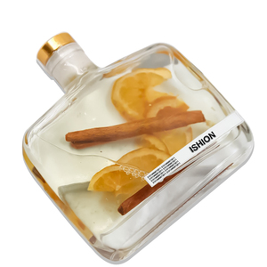 Thiết kế mới rỗng rõ ràng phẳng vuông 100ml 200ml 350ml thủy tinh hương liệu chai với cắm - Product Image 2