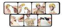 Figurine militaire des forces spéciales de 12 pouces avec 30 points d'articulation, 15 armes et accessoires en plastique