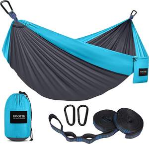 Amaca in Nylon per Campeggio Singola e Doppia, per Esterni, Interni, Escursionismo e Viaggi, Basso MOQ - Product Image 1
