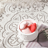 Diffuseurs d'huiles parfumées en plâtre personnalisés en forme de cœur, pierres aromatiques en gypse, désodorisant de voiture en pierre pour parfumer la maison