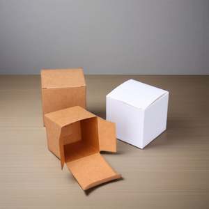 Wholesale <b>Recycled</b> Paperboard Self Erecting Small White <b>Boxes</b> with Offset Printing Custom Size & Logo for Cosmetic Packaging - Product Image 5