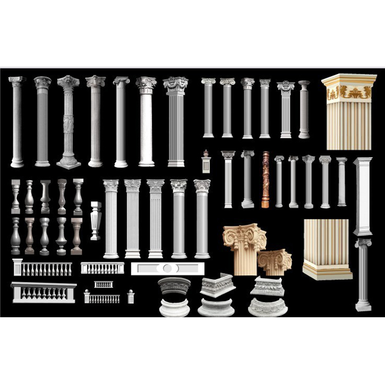 Natural Stone Column marble Stone square