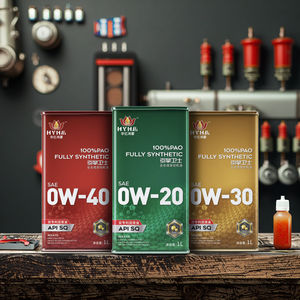 Preço de Atacado Tecnologia Avançada Totalmente Sintético API SQ 0W20/30/40 PAO + Grau V Óleo Básico Do Motor De Óleo Proteger O Motor - Product Image 2