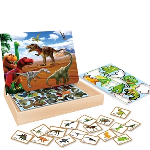 Promozionale disegno magnetico da te Puzzle Board romanzo educazione della prima infanzia giocattoli <span class=keywords><strong>per</strong></span> <span class=keywords><strong>ragazzi</strong></span> con novità dinosauri - Product Image 5
