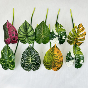 Foglia Artificiale Singola Meili in Plastica Verde per Decorazioni Floreali - Offerta Speciale - Product Image 1