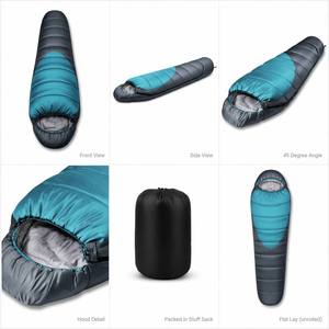 Sac <span class=keywords><strong>de</strong></span> couchage pour maman, léger, imperméable, sac <span class=keywords><strong>de</strong></span> couchage <span class=keywords><strong>de</strong></span> camping, portable, avec sac <span class=keywords><strong>de</strong></span> compression pour <span class=keywords><strong>la</strong></span> randonnée, les voyages, <span class=keywords><strong>3</strong></span> saisons - Product Image 4