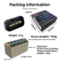 Adaptateur CarPlay trois-en-un, boîte d'interconnexion intelligente Android 13, connexion Type-C pour Toyota Land Cruiser Prado 2002-2017