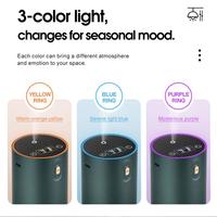 Diffuseur d'arômes intelligent portable électrique sans eau à double mode 100 ml avec écran HD, multi-scènes, vente en gros d'usine, garantie 1 an pour voiture