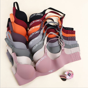 Sujetador Invisible Transpirable de Estilo Japonés con Letras Inglesas, de una Pieza, sin Costuras, Inalámbrico, con <span class=keywords><strong>Corte</strong></span> Láser - Product Image 1