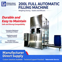 Machine de remplissage de liquides entièrement automatique 200L, origine Chine, grande capacité, remplissage quantitatif, ouverture/bouchage, contrôle du niveau de remplissage