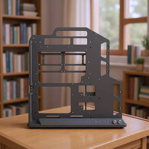 Boîtier <span class=keywords><strong>PC</strong></span> Gaming ATX Socooler Home E-Sports Room SOC-AE-Y en Alliage d'Aluminium DIY Anime avec Fenêtre Latérale et Ports USB Frontaux Noir - Product Image 6