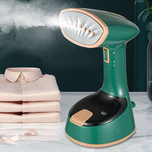 Plancha de vapor portátil de mano, plancha eléctrica plegable negra con cepillo, para ropa, con tanque de agua y accesorios. - Product Image 2