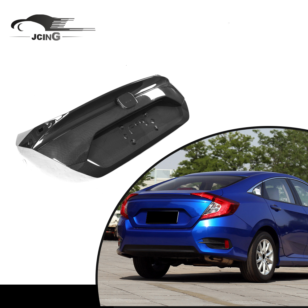 Крышка багажника из углеродного волокна для Honda Civic10th Gen 2016 2017