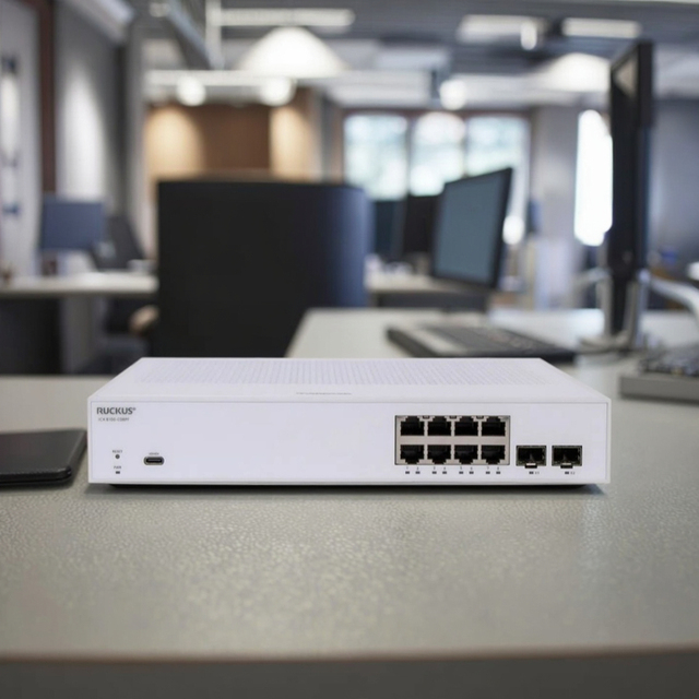 ICX8100-C08PF 2025 New Launch | Quiet Fanless 8-Port POE+ Switch | Great Price for Large Orders