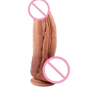 Kadınlar için kauçuk sahte büyük yapay Penis süper gerçekçi Dildos