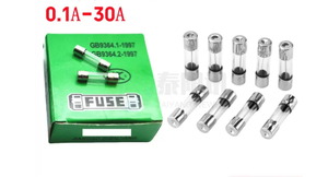 ชุดฟิวส์แก้วแบบเร็วขนาด 6x30 มม. 250V 0.1A-30A แบบคละขนาด 6*30 มม. ฟิวส์แก้วแบบเป่าเร็ว F1A - Product Image 4