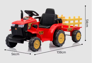 Trattore Elettrico Cavalcabile per Bambini 12V con Telecomando, Quattro Ruote, 2 Posti, Giocattolo di Tendenza - Product Image 6