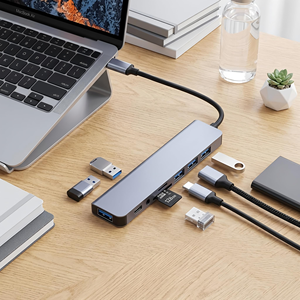 Base de Conexión USB3.0 C 8 en 1, Hub USB Tipo C de Aluminio Inteligente con Carga PD para Computadora - Product Image 4