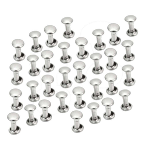 Rivet métallique à double face, à pointes, style punk, bouton-pression décoratif, vis de fixation pour artisanat, avec rivet en cuir - Product Image 1