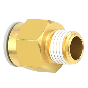 DDE Dade Pneumatics KQ2H ข้อต่อสายลมแบบเร็วทองแดง PBT เกลียวนอกแบบตรงผ่าน M5 04 06 08 10 12 - Product Image 4