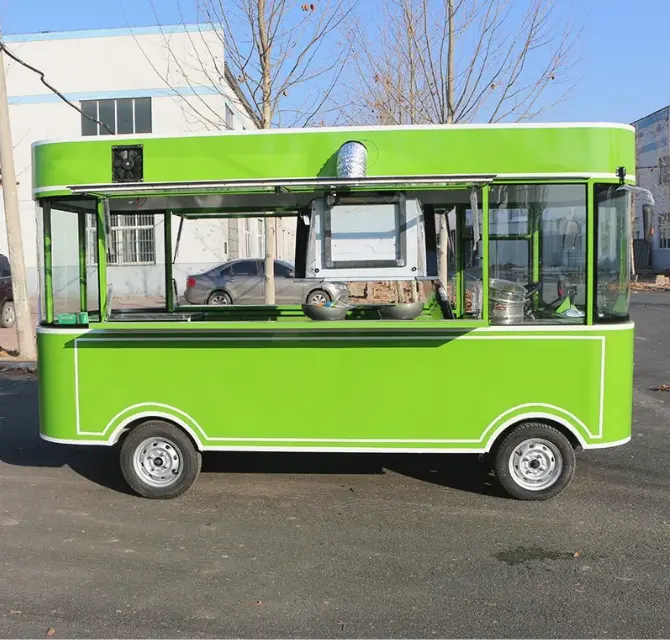 Günstiger Preis Food Truck Mobile Food Cart Citroen Eis Tuk Tuk Elektro Food Truck