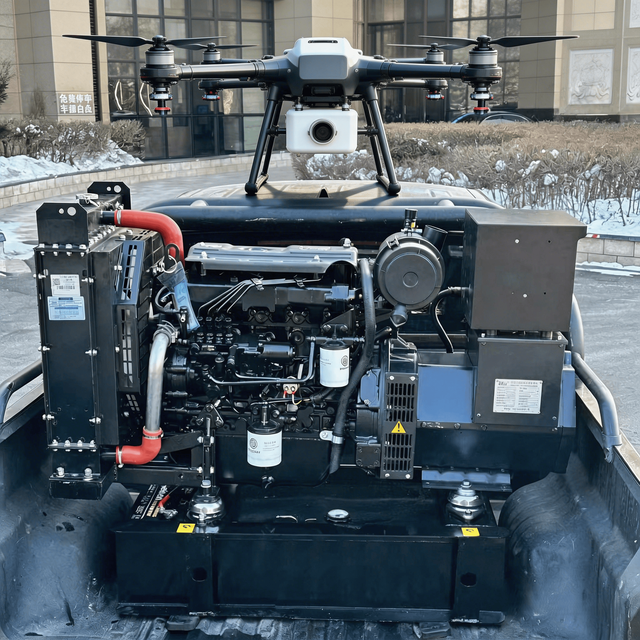 Diesel Generator for Drone Charging 20kw 30kw 30kw 40kw 50kw 80kw 100kw Mobile Pickup Mounted Agricultural Power