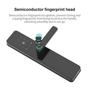 Smart Door Lock WiFi 2025-Tuya App Remote Access Control System Hotel Cloud & <b>Memory</b> <b>Card</b> Aluminium HM-Y81 Access Control System - Product Image 3