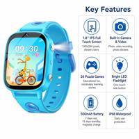 Reloj Inteligente para Niños M003 Directo de Fábrica, Pantalla de 1.8 Pulgadas, 26 Juegos de Rompecabezas, Resistente al Agua IP68, Reloj Inteligente para Niños y Niñas