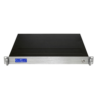 1U 19 pulgadas MIni ITX con montaje en rack de servidor de caso ordenador con pantalla LCD