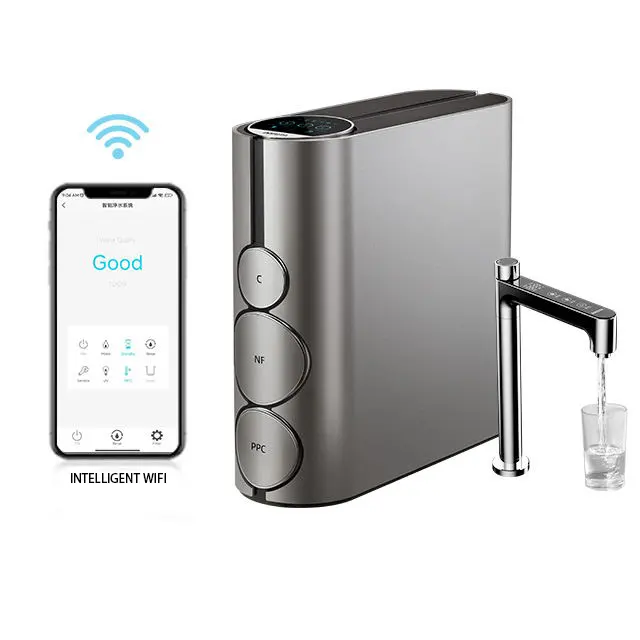 Imrita Mineralen Alkalisch Water Filter 5 Traps Omgekeerde Osmose Uv Water Filter Ro Systeem Drinkwater Zuiveringsinstallatie