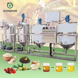 Zonnebloem Kokosnoot Mini Vis Modulaire Kopra Olie Raffinaderij Industrie Machine Voor Olie - Product Image 1